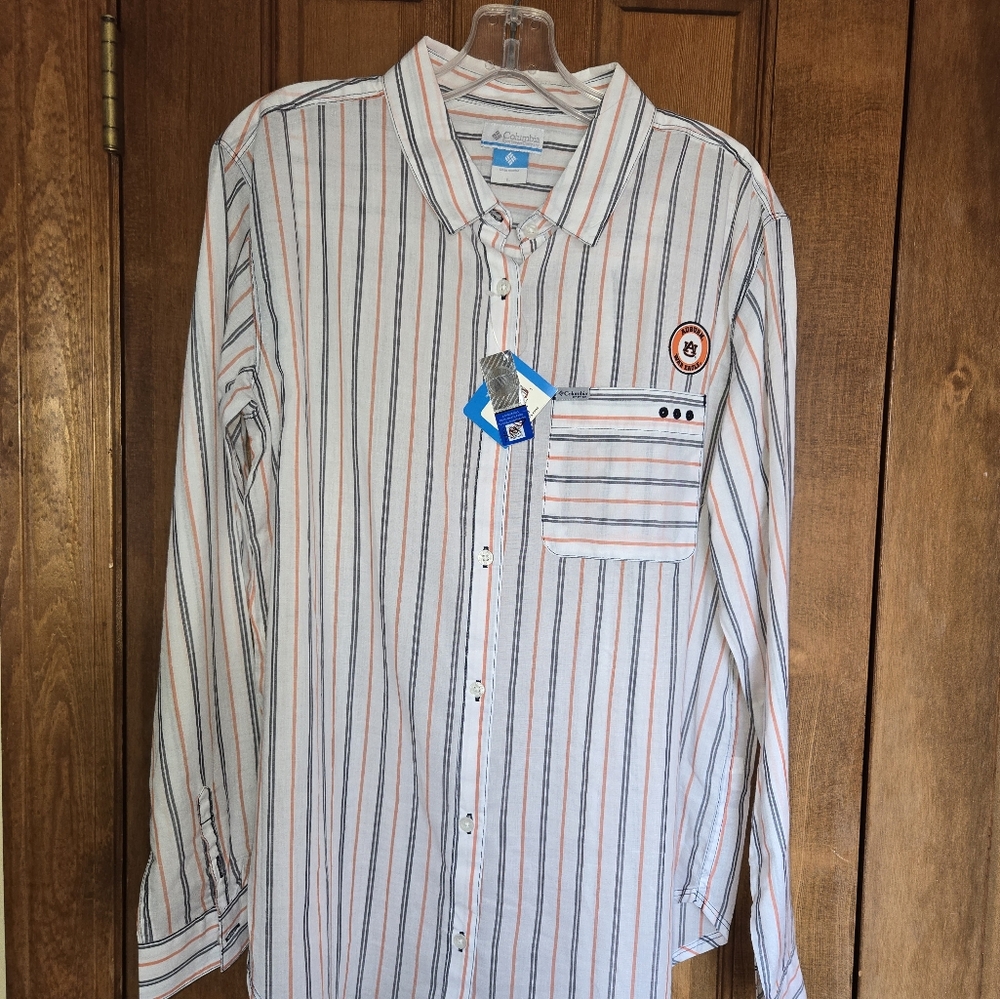 Columbia PFG  Auburn Soft Long Sleeve Shirt, Women's Size Large